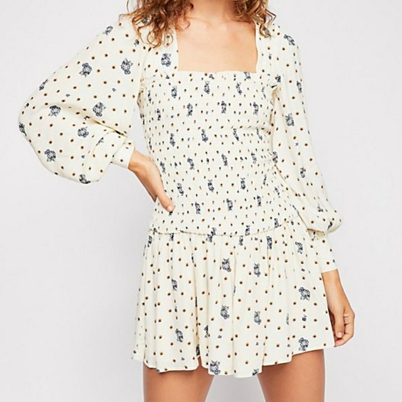 free people two faces mini dress